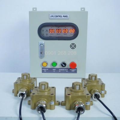 TỦ BÁO RÒ GAS 4 KÊNH ĐẦU DÒ PHÒNG NỔ EX-301 CÓ HIỂN THỊ NỒNG ĐỘ %LEL